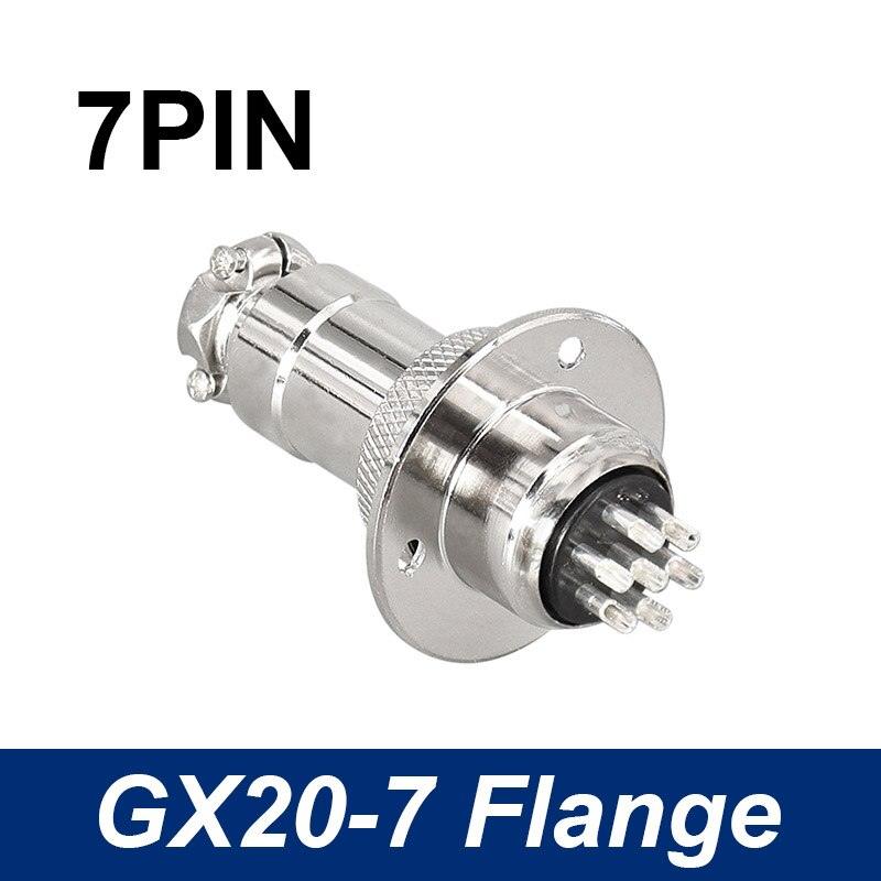 GX20 Connecotor flange mounting aviation plug male and female 2Pin - 15pin connectors.