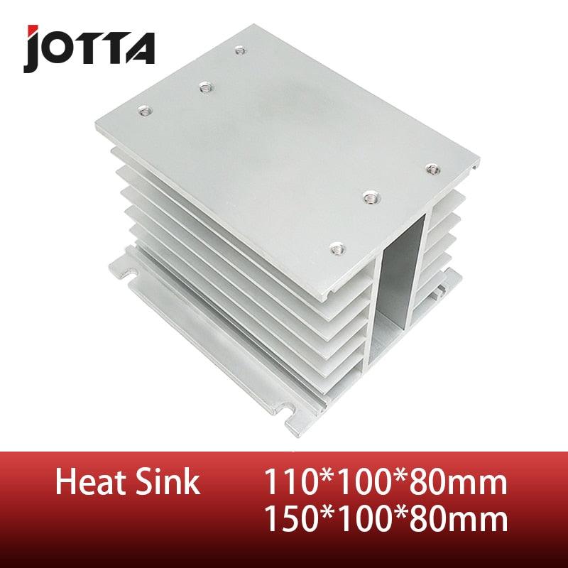 H shape 110*100*80mm/150*100*80mm Aluminum SSR Heat Sink.