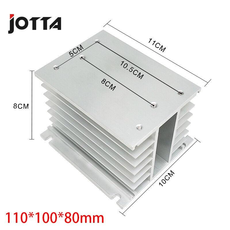 H shape 110*100*80mm/150*100*80mm Aluminum SSR Heat Sink.