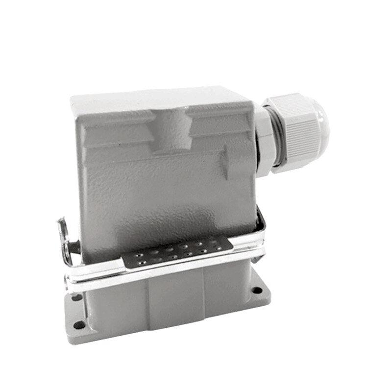 10pin aviation connector,Heavy Duty Connectors HDC-HA-010-1 F/M 10pin 10A Industrial rectangular Aviation connector plug