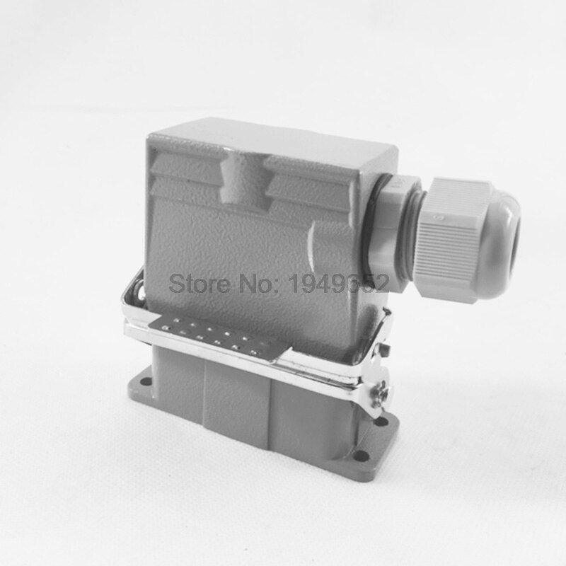 heavy duty connector 10a,Heavy Duty Connectors HDC-HA-010-1 F/M 10pin 10A Industrial rectangular Aviation connector plug