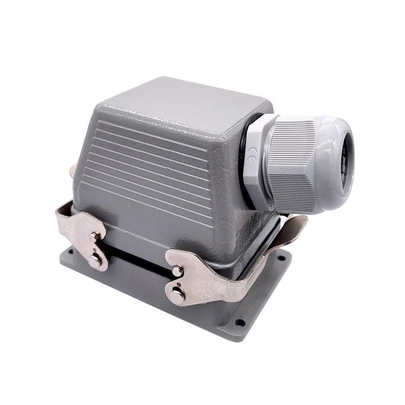 heavy duty connector ,Heavy Duty Connectors HDC-HE-032-1/2 F/M 32pin 16A Industrial rectangular Aviation connector plug Screw connection