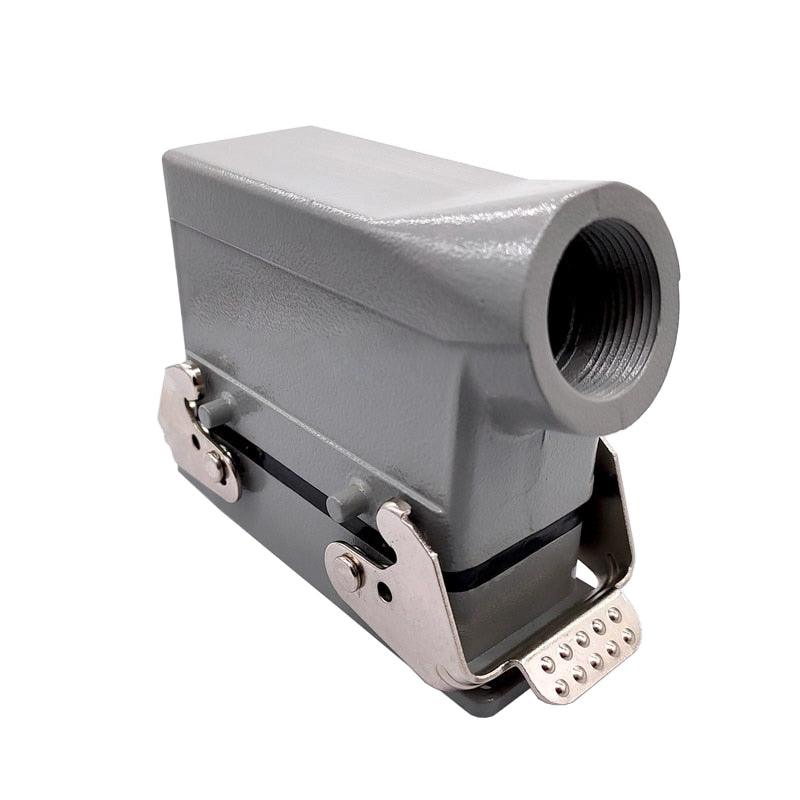 heavy duty connector 35a,Heavy Duty Connectors HDC-HSB-006-1/2/3/4 F/M 6pin 35A Screw connection Industrial rectangular Aviation connector plug