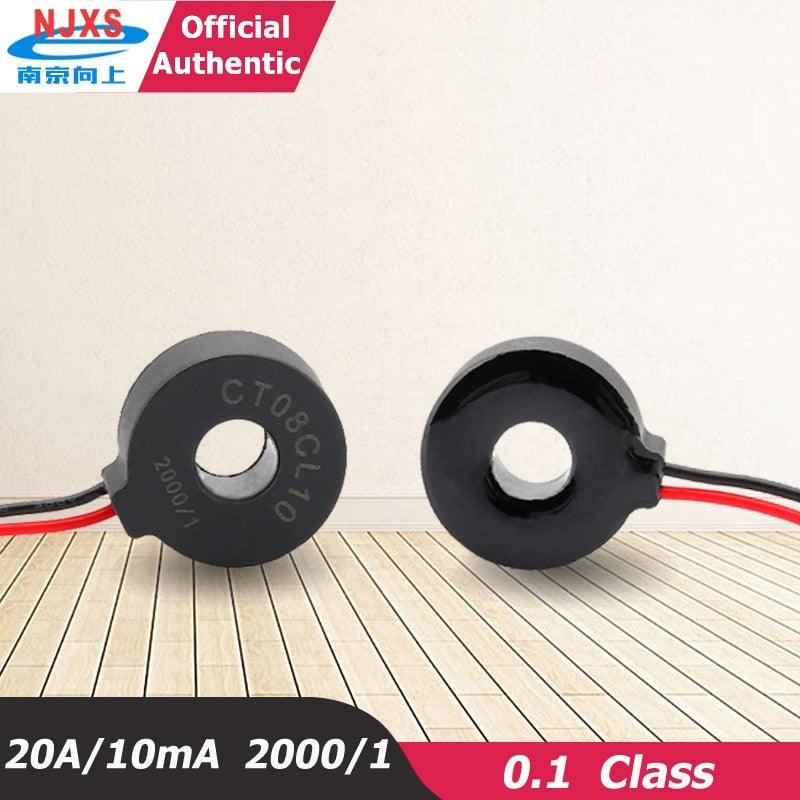 High quality current sensor transformer  DL-CT08CL10 20A/10mA  2000/1 60a Micro Precision Current Transformer toroidal Miniature.