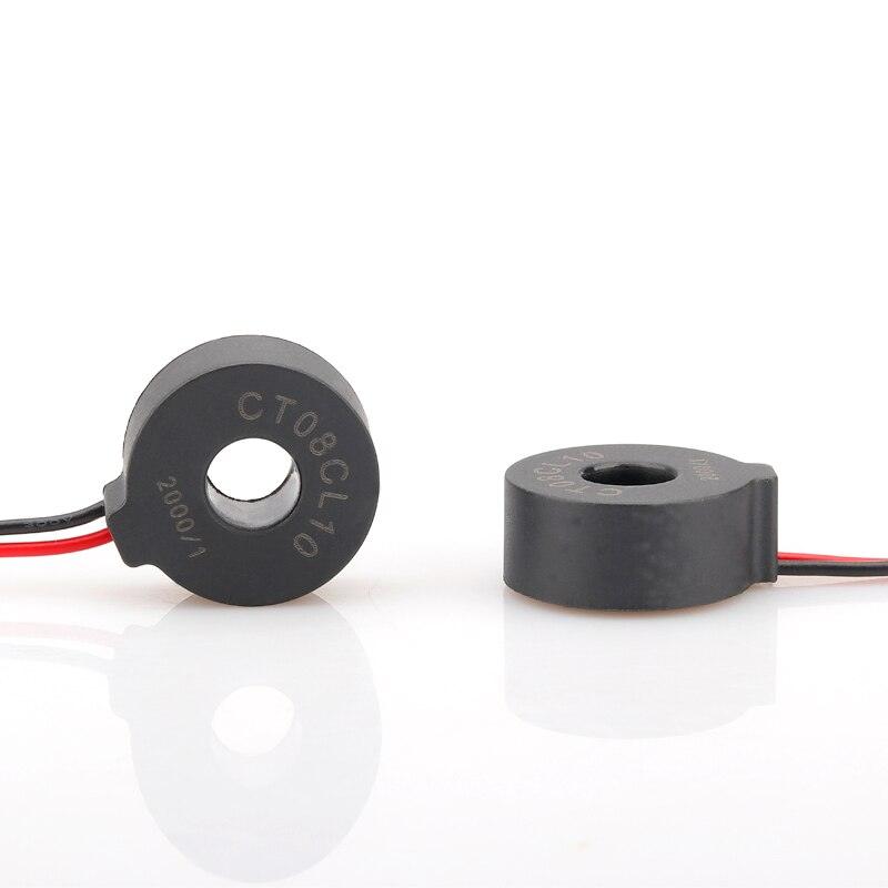 High quality current sensor transformer  DL-CT08CL10 20A/10mA  2000/1 60a Micro Precision Current Transformer toroidal Miniature.