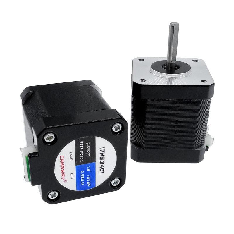 High torque 42 Stepper Motor 2 PHASE 4-lead Nema17 motor 42BYGH34 48MM 1.96A 0.6N.M LOW NOISE (17HS3401)  motor for CNC XYZ.