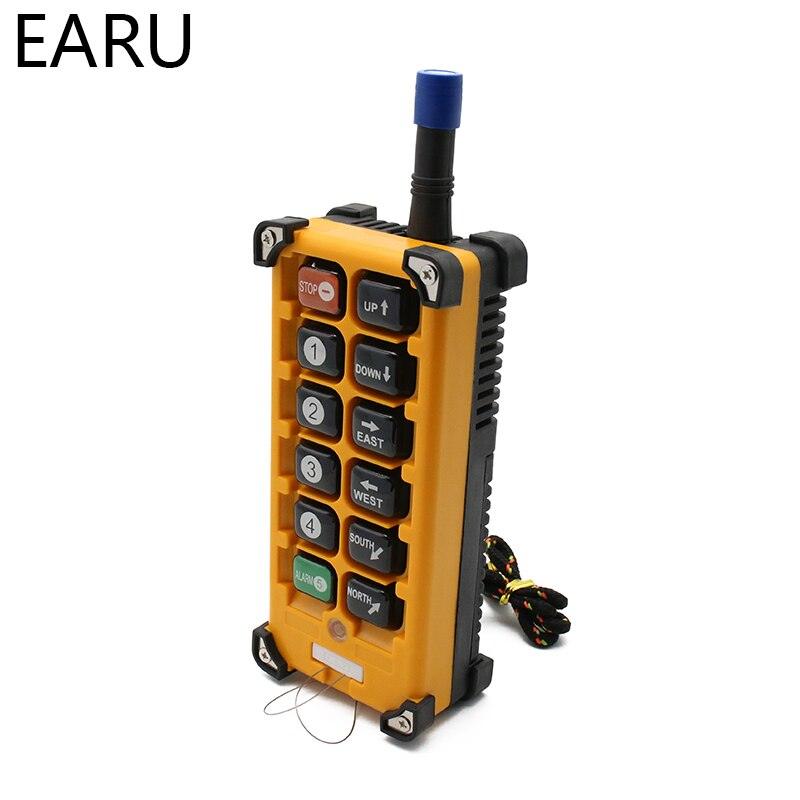 Industrial Wireless Radio Remote Controller Switch 1receiver+ 1transmitter Speed Control Hoist Crane Control Lift Crane F23-A++S.