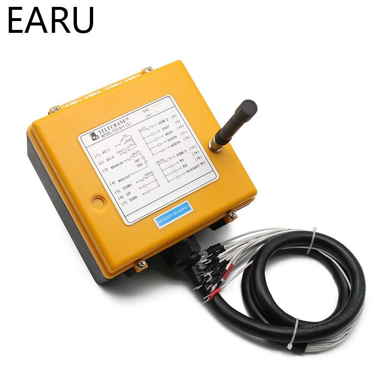 Industrial Wireless Radio Remote Controller Switch 1receiver+ 1transmitter Speed Control Hoist Crane Control Lift Crane F23-A++S.