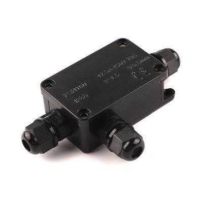 IP66 Outdoor Mini Waterproof Junction Box Black UV Junction Box Fsh100-2P/3P Outdoor Lighting Cable Waterproof Junction Box 450V.