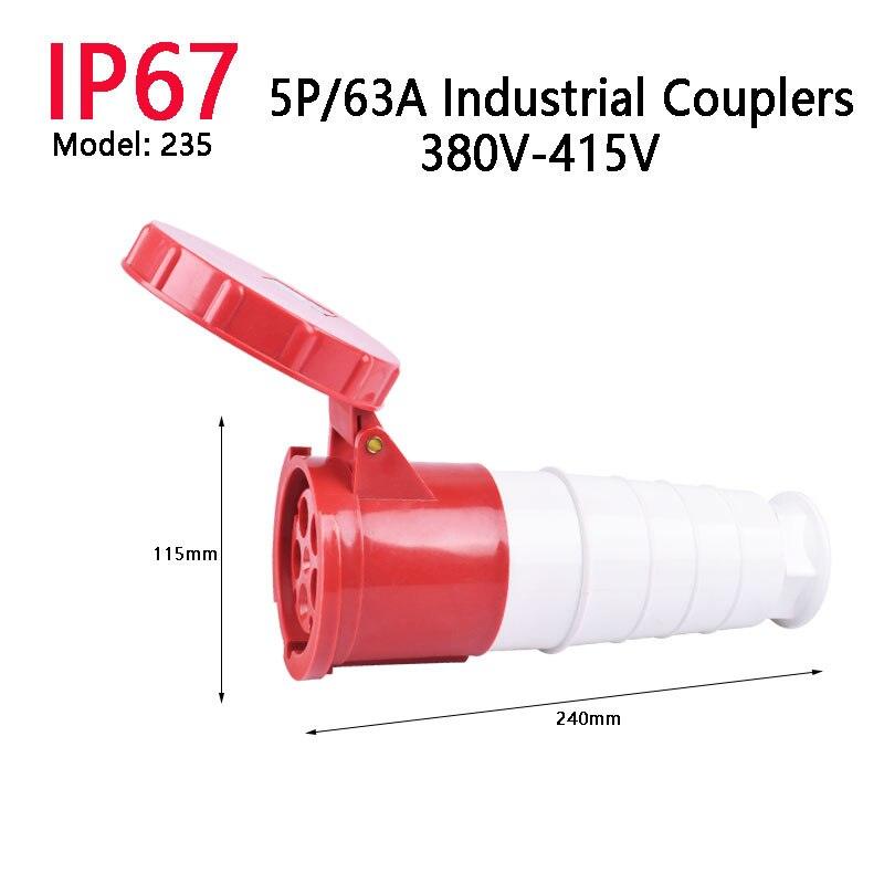 IP67 waterproof industrial socket ONLINE