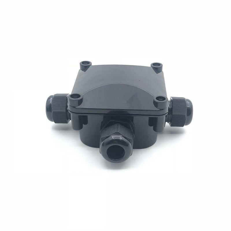 IP68 Electrical Cable Waterproof Connector T Shape 2 3 Pin 3 Way Junction Box.