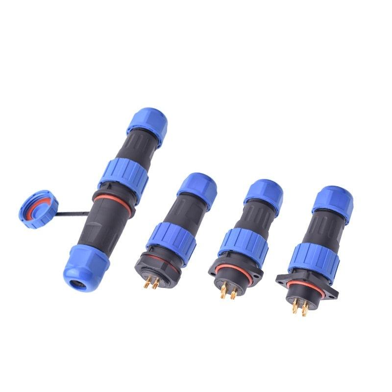 IP68 Waterproof Aviation Plug Connector 2/3/4/5/7/9/12 Pin Optional Panel Mount.6 pin wire connector
