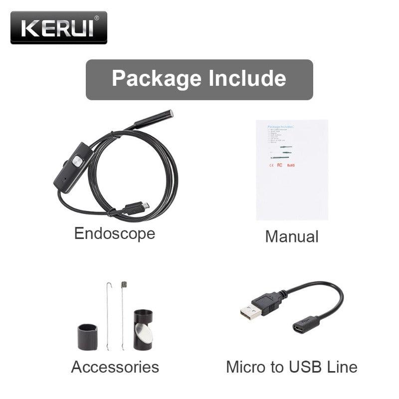 KERUI- Mini Endoscope Camera USB Camera|  7mm/5.5mm Optional.