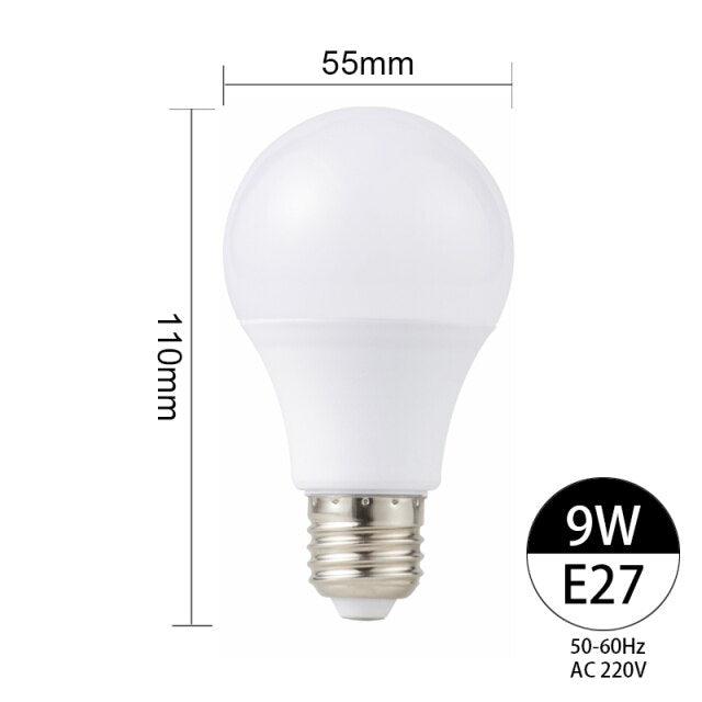 LATTUSO- 2Pcs/Lot  LED Bulb E14 E27 /3W -20W optional.