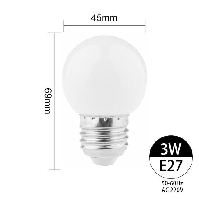 LATTUSO- 2Pcs/Lot  LED Bulb E14 E27 /3W -20W optional.