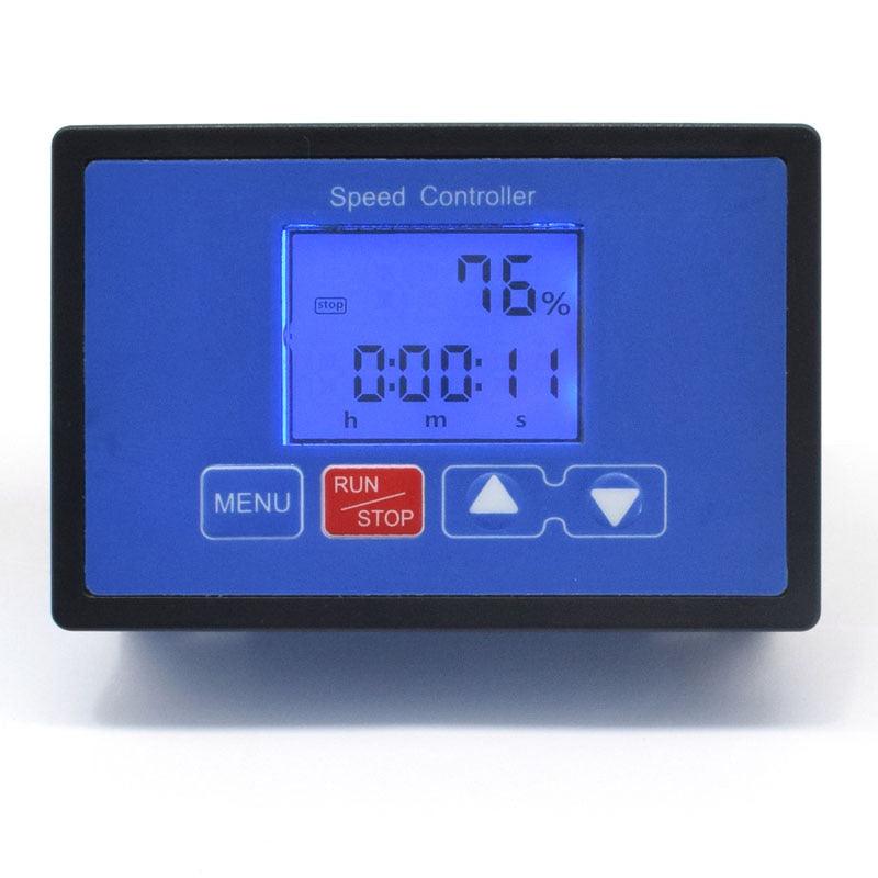 LCD Smart Digital Display PWM control dc motor speed controller 0~100% adjustable.