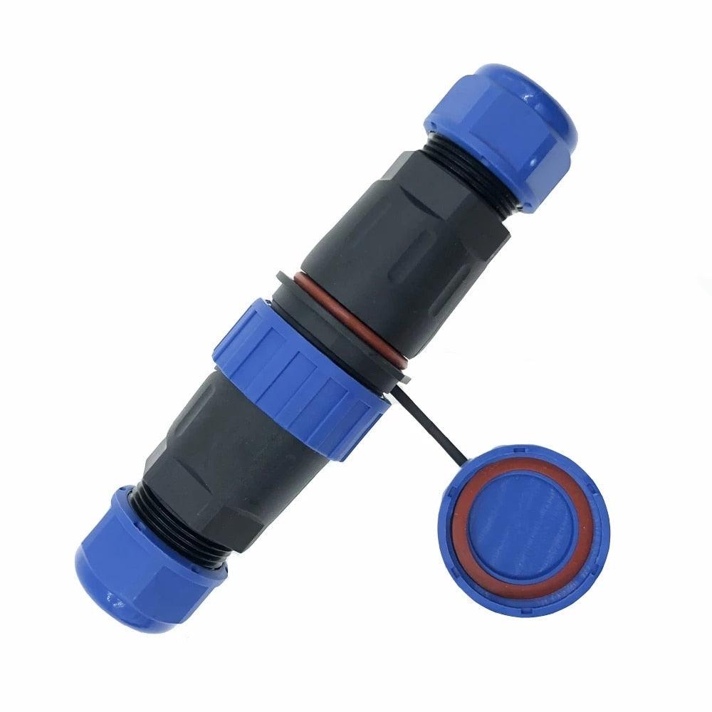 LD28 IP68 Waterproof Connector Plug Back Nut/Square/Docking 2 3 4 Pin.