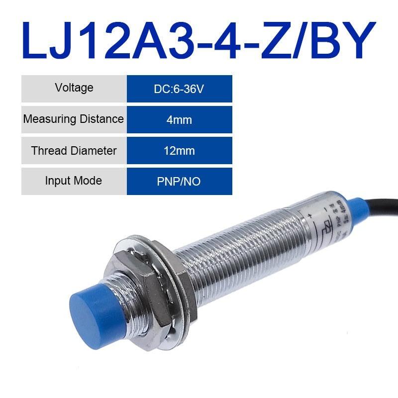 LJ12A3-4 inductive proximity switch npn/pnp sensor NO NC /4mm detection distance.