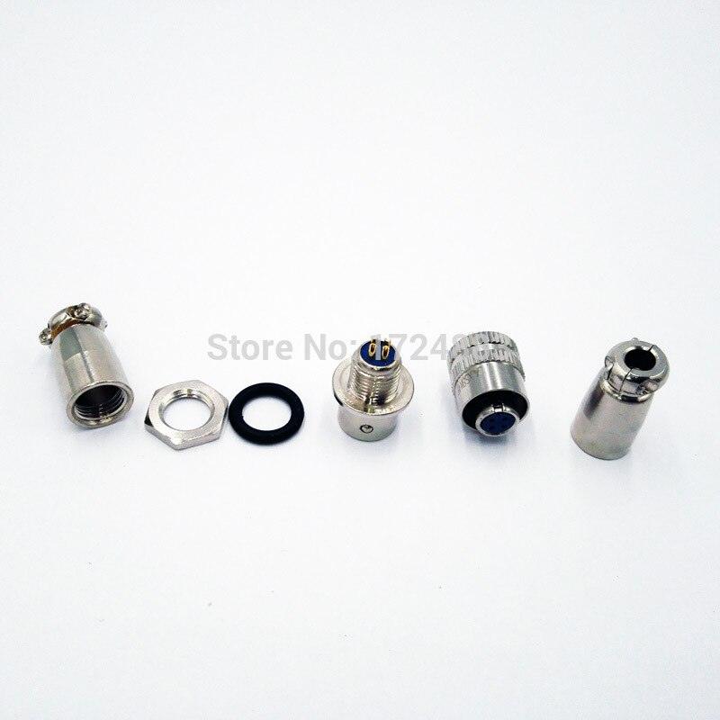 M8 Cable connector XS8 2Pin 3Pin 4Pin Male& Female Plug docking connector complete set.