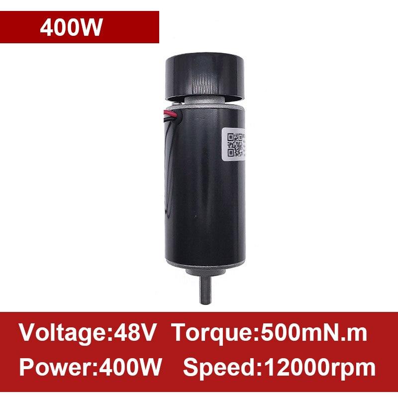 Machine Tool Spindle 200W 300W 400W 500W 800W DC 12-48v dc spindle motor brush air cool for CNC engraving machine.