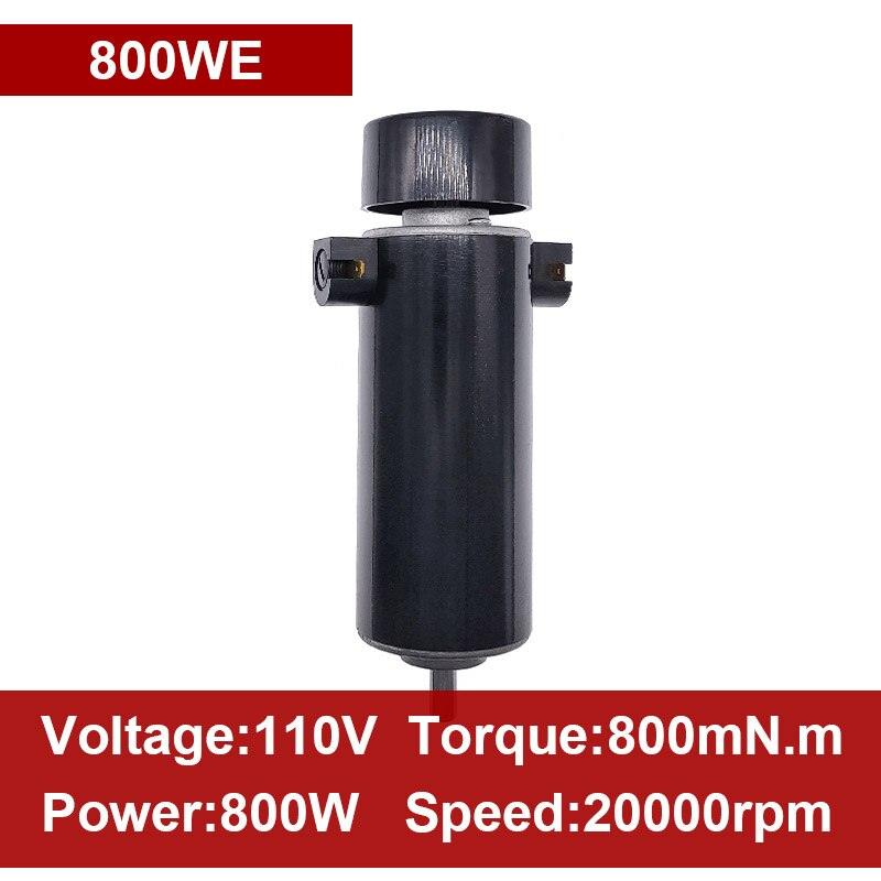 Machine Tool Spindle 200W 300W 400W 500W 800W DC 12-48v dc spindle motor brush air cool for CNC engraving machine.