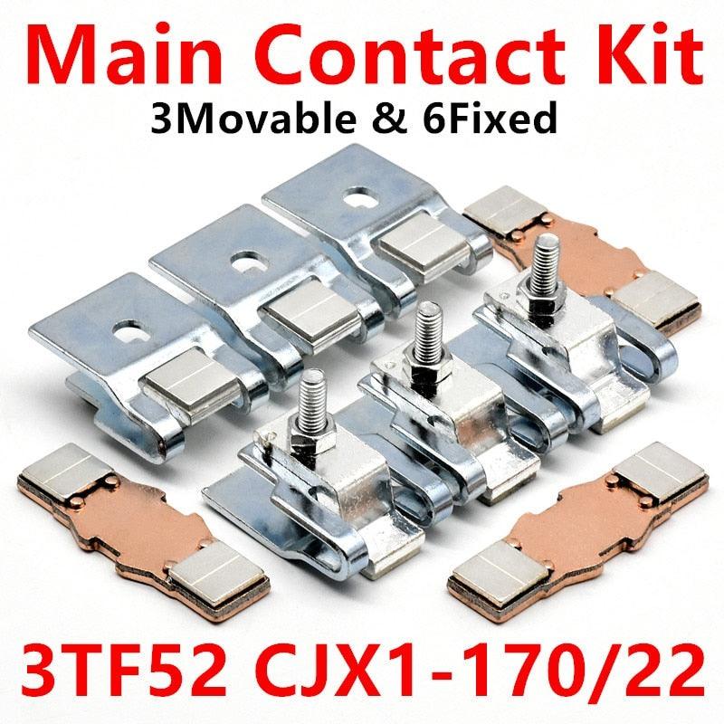 Main Contact Kit for 3TF52 Contactor 3TY7520-0X Fixed and Movable Silver Contact Point CJX1-170/22.