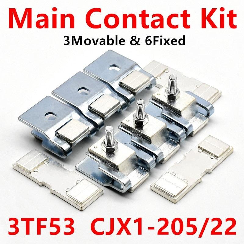 Main Contact Kit for 3TF53/ 3TY7530-0X Fixed and Moving  CJX1-205/22 Accessories Replacement.