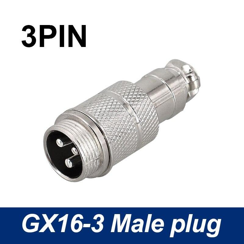 Male Plug GX16  aviation connector docking male plug 2Pin-10pin L73 RS765 DF16 M16.