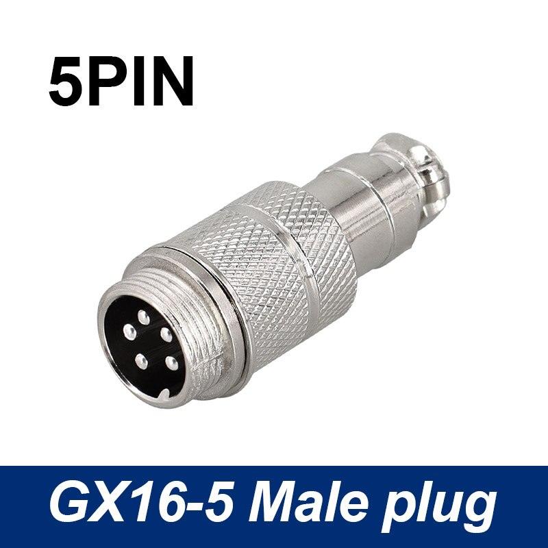 Male Plug GX16  aviation connector docking male plug 2Pin-10pin L73 RS765 DF16 M16.