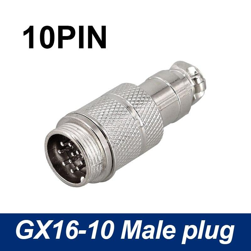 Male Plug GX16  aviation connector docking male plug 2Pin-10pin L73 RS765 DF16 M16.