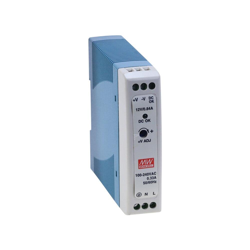 MDR-10 10W Single Output 5V 12V 15V 24V Din Rail Switching Power Supply AC/DC.