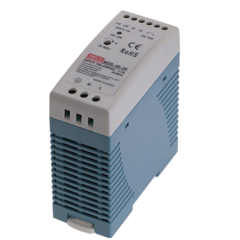 MDR-40 40W Single Output 5V 12V 15V 24V Din Rail Switching Power Supply AC/DC.