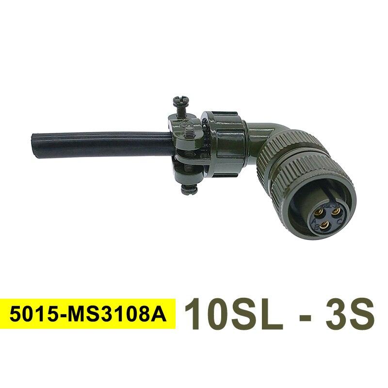 MIL-C 5015 Military Specification Connectors 10SL-3 10SL-4 MIL STD Plug&amp;Socket MS3102A MS3106A MS3108A Circular Connector.