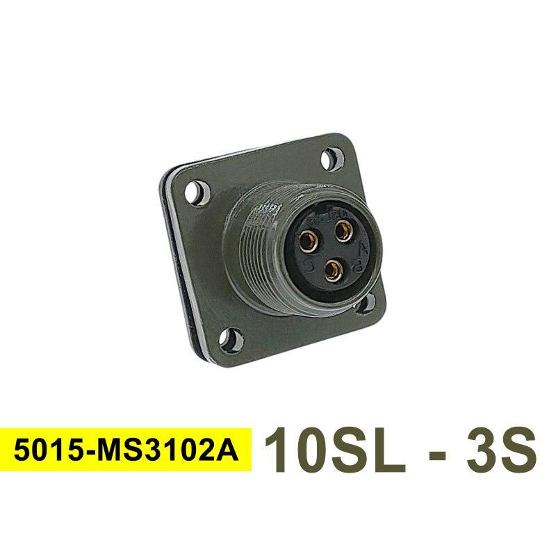 MIL-C 5015 Military Specification Connectors 10SL-3 10SL-4 MIL STD Plug&amp;Socket MS3102A MS3106A MS3108A Circular Connector.