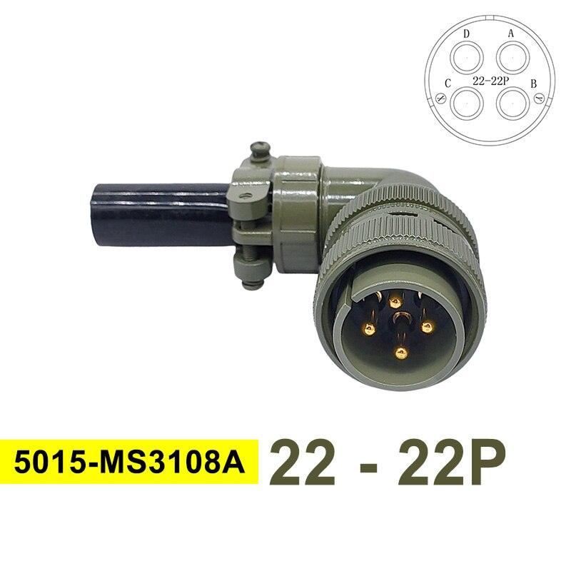 MIL-C Circular Connectors 5015 MIL STD 22-2 22-12 22-22 Military Specification Connectors MS3102A Plug&amp;Socket MS3106A MS3108A.