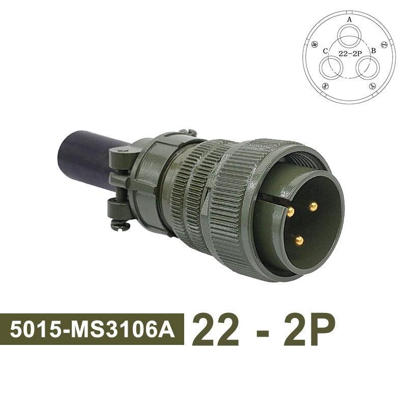 MIL-C Circular Connectors 5015 MIL STD 22-2 22-12 22-22 Military Specification Connectors MS3102A Plug&amp;Socket MS3106A MS3108A.