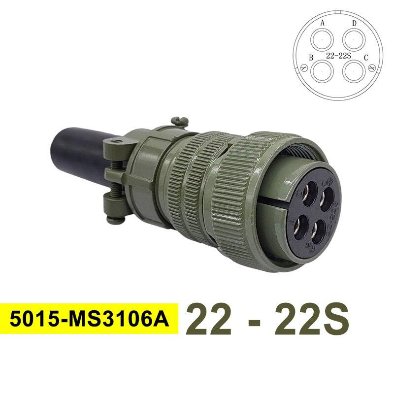 MIL-C Circular Connectors 5015 MIL STD 22-2 22-12 22-22 Military Specification Connectors MS3102A Plug&amp;Socket MS3106A MS3108A.