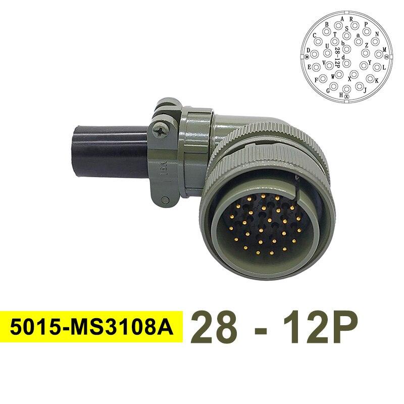 MIL STD Circular Connector 5015 28-12 Military Specification Connectors 28-11 MIL-C Socket MS3102A MS3108A MS3106A Plug.