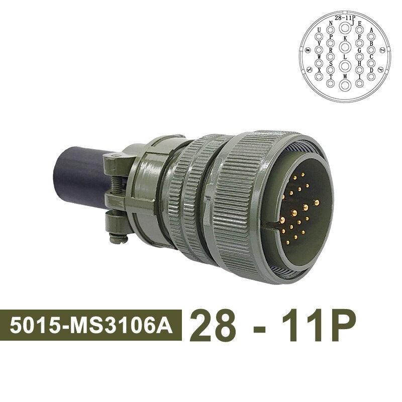 MIL STD Circular Connector 5015 28-12 Military Specification Connectors 28-11 MIL-C Socket MS3102A MS3108A MS3106A Plug.