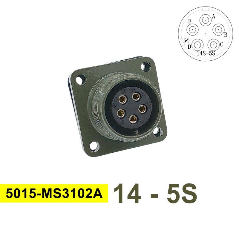 MIL STD Circular Connector MS3102A 14S-2 14S-5 14S-6 MIL-C 5015 Military Specification Connectors MS3106 MS3108 Plug&amp;Socket.