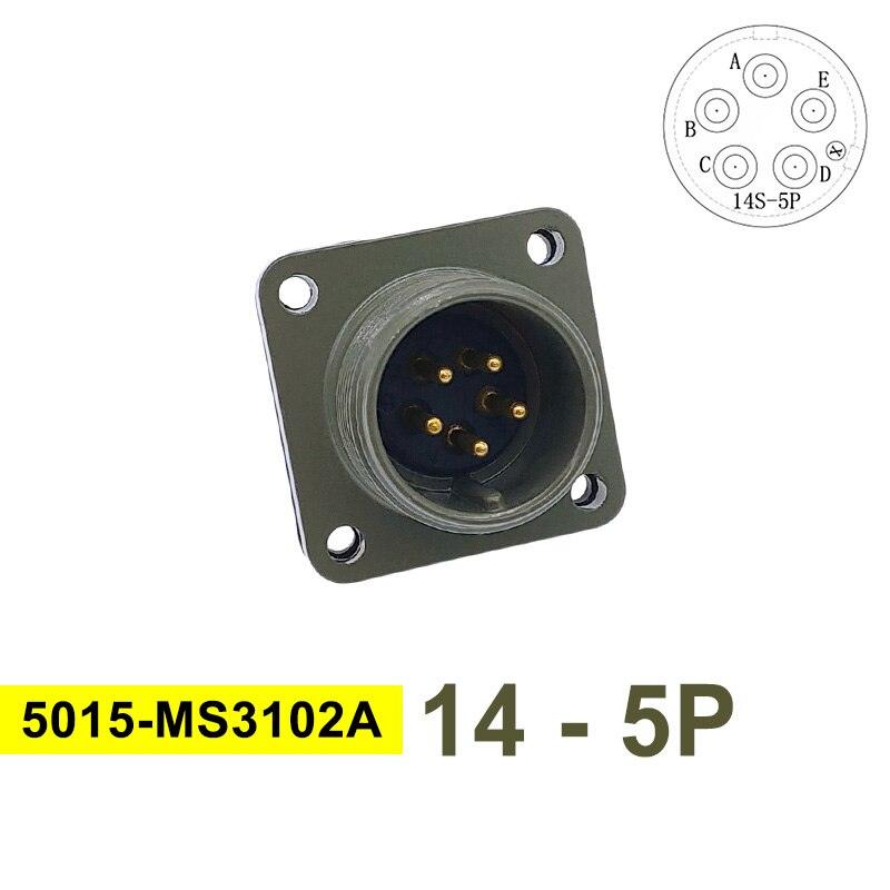 MIL STD Circular Connector MS3102A 14S-2 14S-5 14S-6 MIL-C 5015 Military Specification Connectors MS3106 MS3108 Plug&amp;Socket.