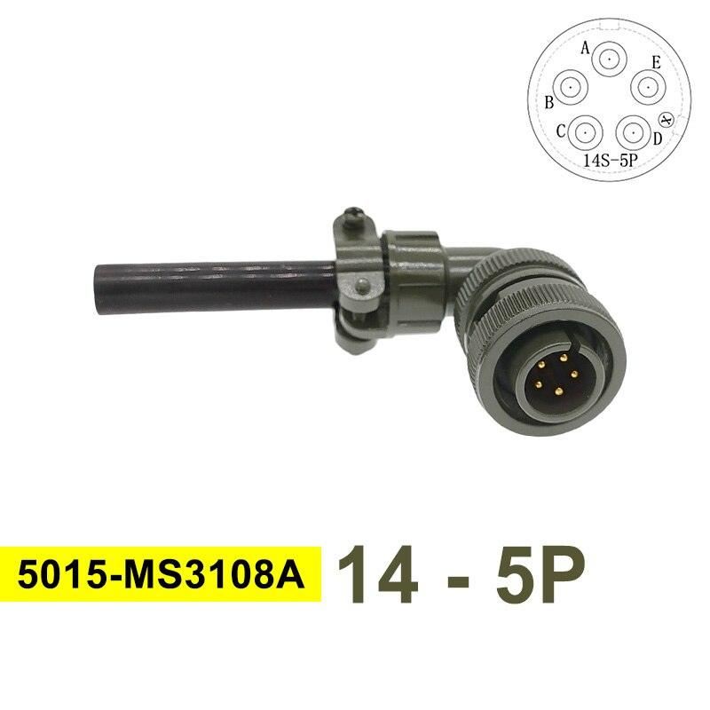 MIL STD Circular Connector MS3102A 14S-2 14S-5 14S-6 MIL-C 5015 Military Specification Connectors MS3106 MS3108 Plug&amp;Socket.