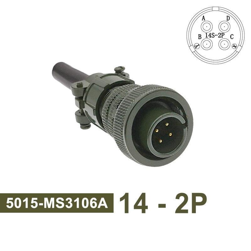 MIL STD Circular Connector MS3102A 14S-2 14S-5 14S-6 MIL-C 5015 Military Specification Connectors MS3106 MS3108 Plug&amp;Socket.