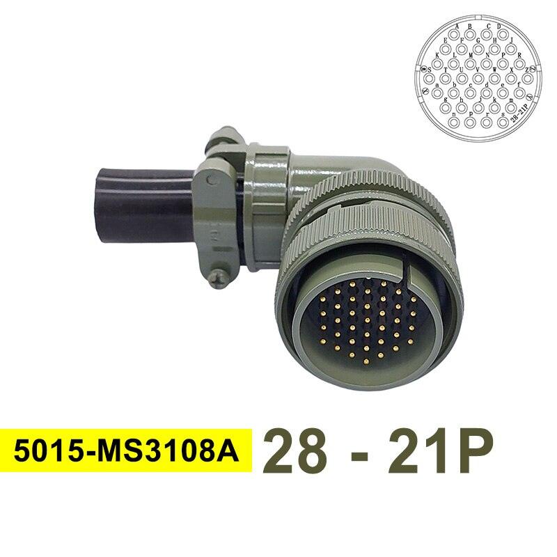 Military Specification Connectors 5015 28-15 28-21 MIL STD MIL-C Circular Connectors MS3102 MS3106 MS3108 Socket Plug.