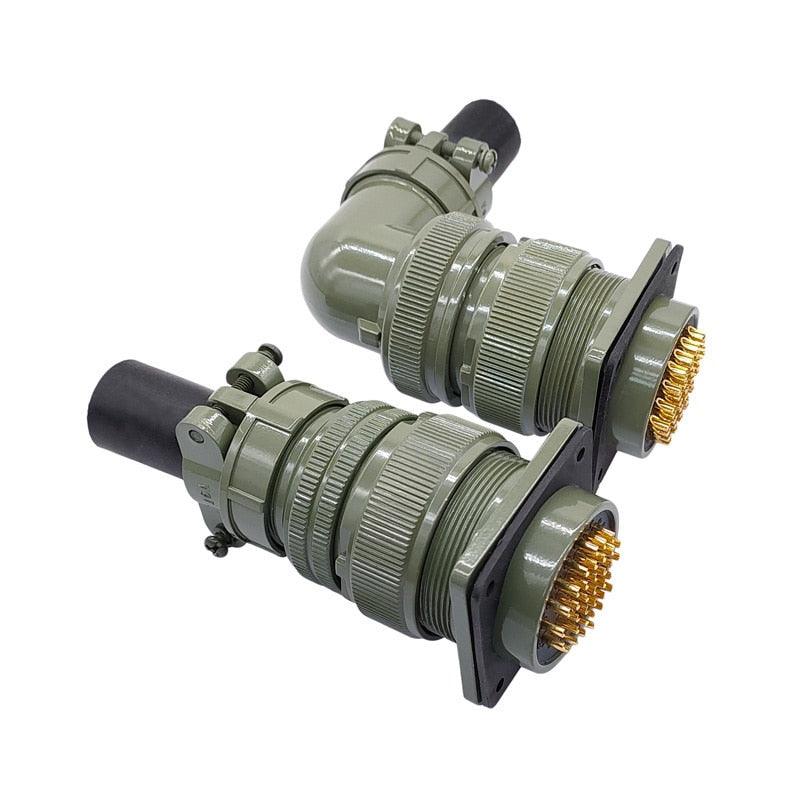 Military Specification Connectors 5015 28-15 28-21 MIL STD MIL-C Circular Connectors MS3102 MS3106 MS3108 Socket Plug.