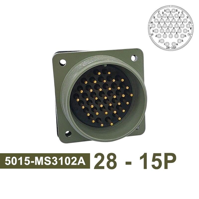 Military Specification Connectors 5015 28-15 28-21 MIL STD MIL-C Circular Connectors MS3102 MS3106 MS3108 Socket Plug.