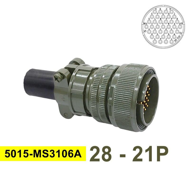 Military Specification Connectors 5015 28-15 28-21 MIL STD MIL-C Circular Connectors MS3102 MS3106 MS3108 Socket Plug.