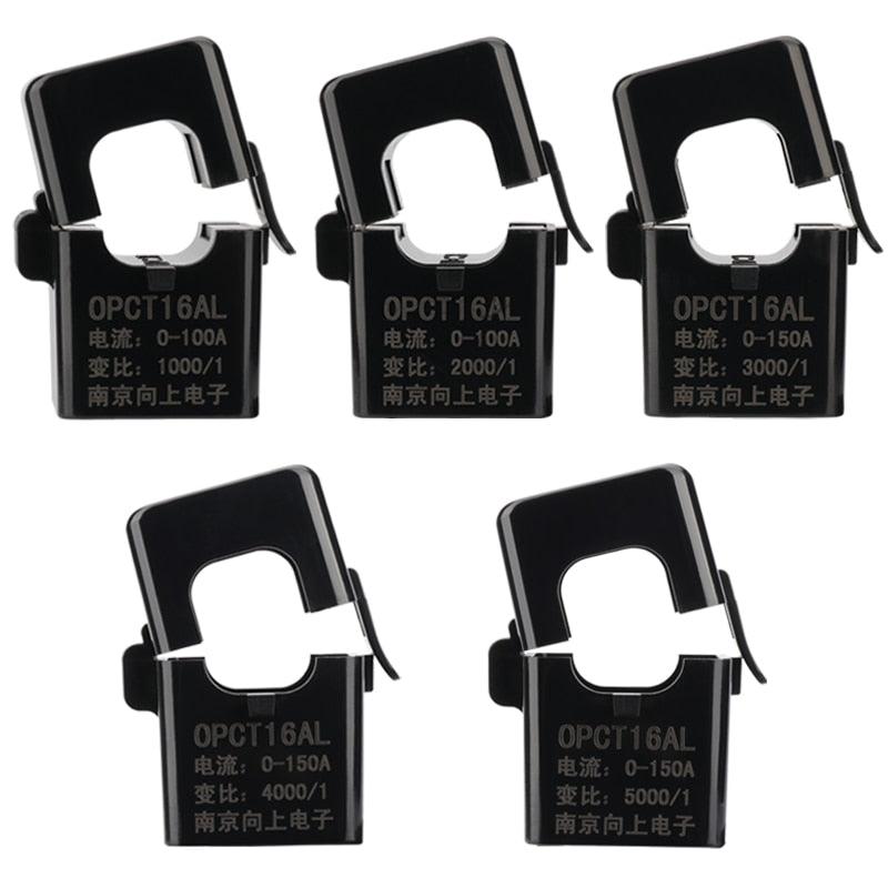 split core current transformer, clamp on current sensor, opct current transformer, 1000:1 ct, 2000:1 current transformer, 3000:1 clamp ct, 0.5 class current transformer, high frequency metering ct, open core current transformer, rj12 current sensor, ac current transformer for ev charger, power grid monitoring ct, 5g base station current sensor