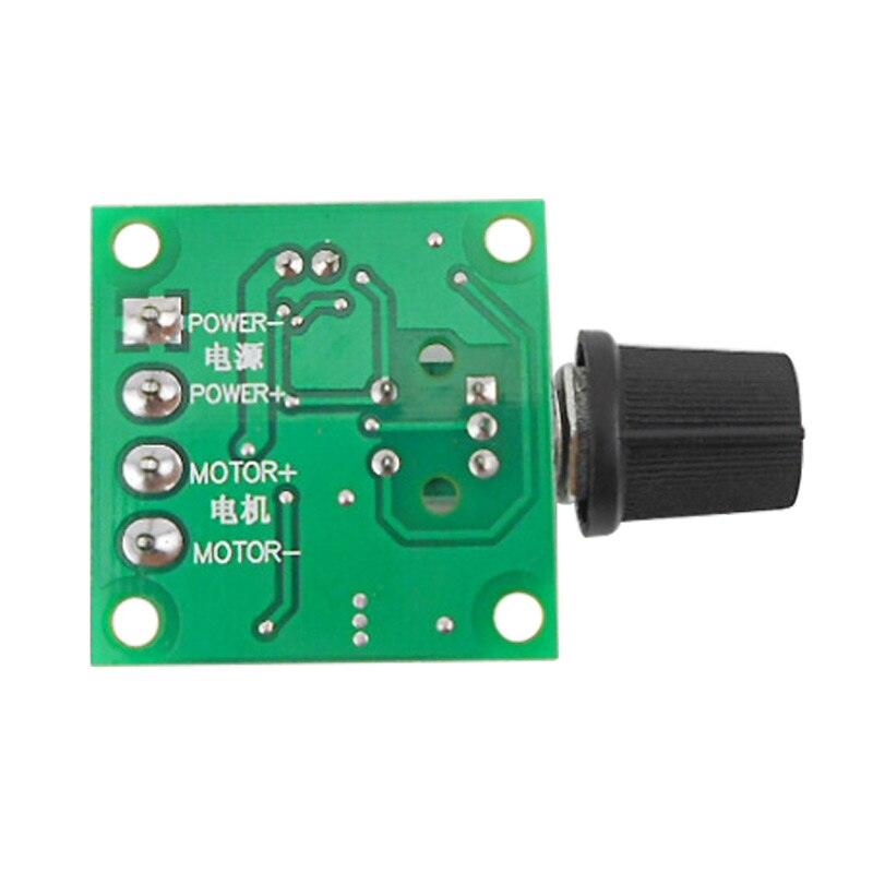 Miniature PWM speed controller DC motor 0~100% adjustable drive module input 2A DC1.8-12V.