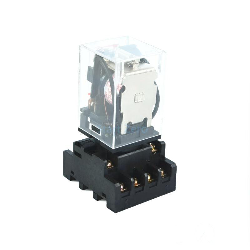 spdt relay,MK3P-I Electromagnetic Relay DC24V 11 Pins with Socket Base